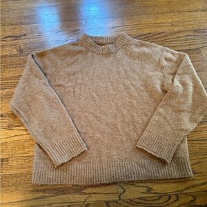 American Eagle Outfitters Men's Brown Crewneck Sweater